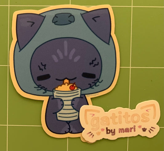 * ˚.🫧༘⋆ Sticker - Bluberi - Piñah Coladah - Gatitos by Mari