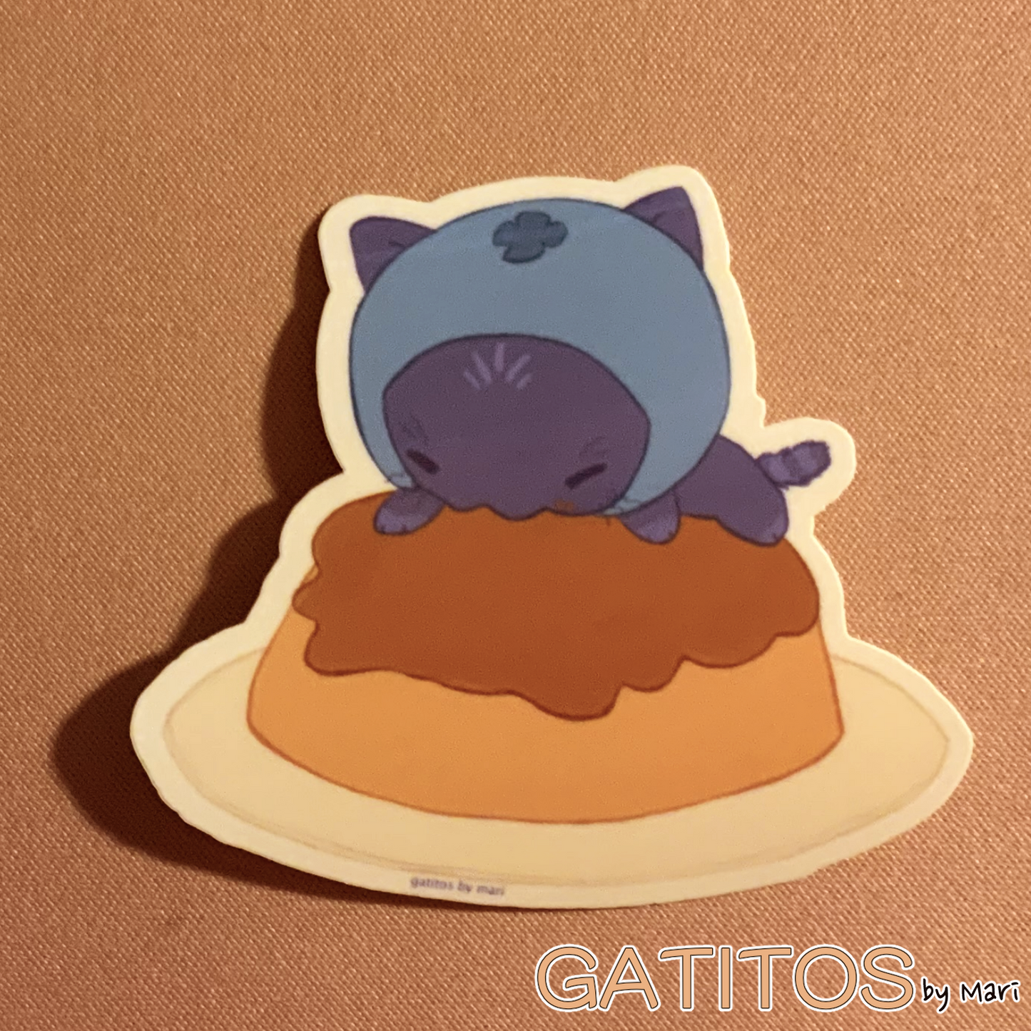 Sticker - Flan and Bluberi - Gatitos by Mari