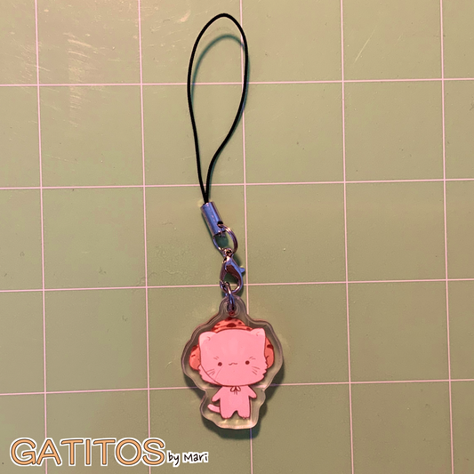 Main Crew Phone Charms - Clear Acrylic - Gatitos by Mari