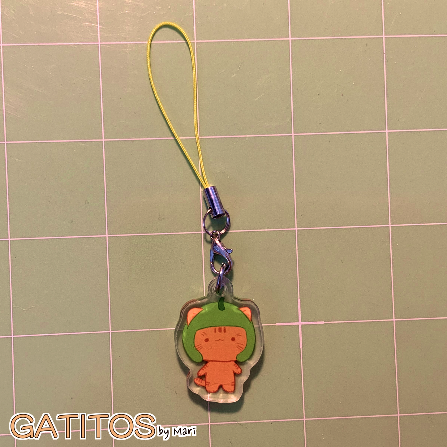 Main Crew Phone Charms - Clear Acrylic - Gatitos by Mari