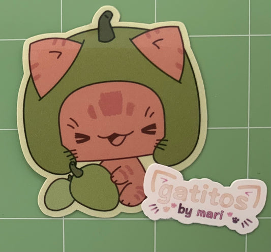 * ˚.🫧༘⋆ Sticker - Kenepa - sabe a quenepa - Gatitos by Mari