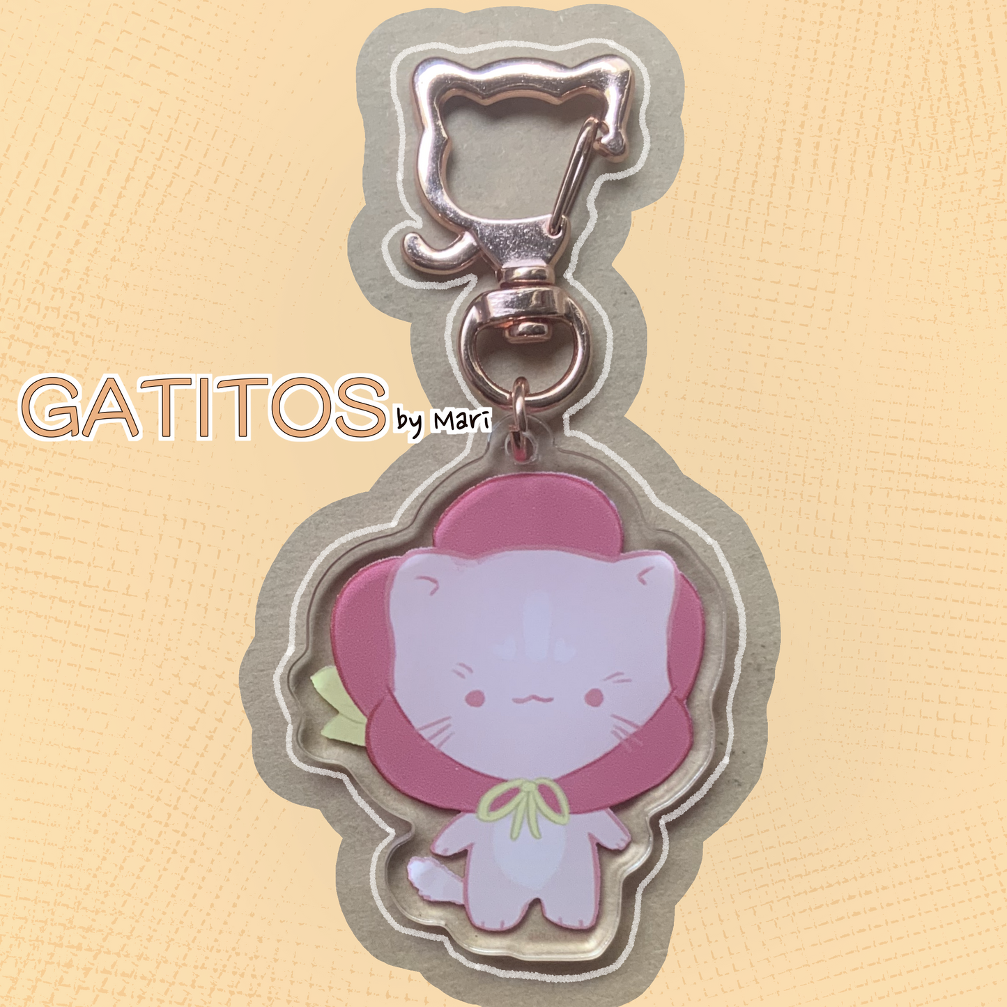 Main Crew Keychains - Clear Acrylic - Gatitos by Mari