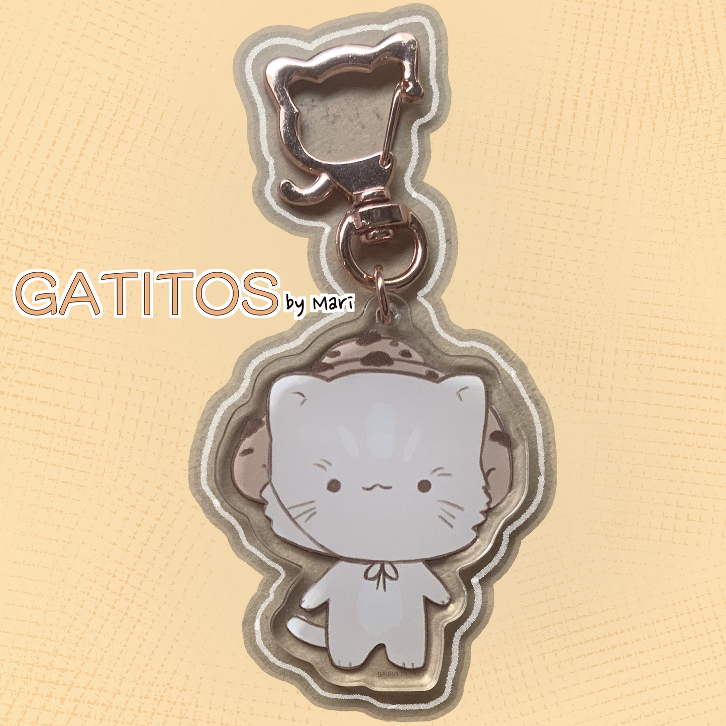 Main Crew Keychains - Clear Acrylic - Gatitos by Mari