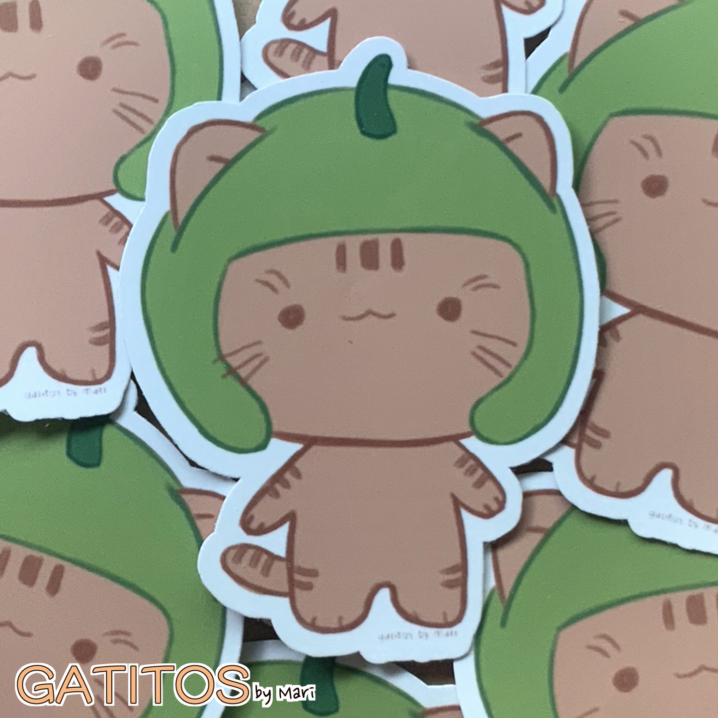 Stickers - Main Lineup - Glossy and Matte options - Gatitos by Mari