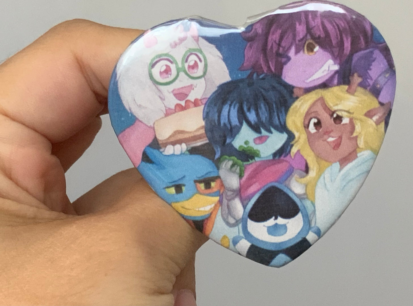 Heart Buttons - The Fun Gang - Deltarune
