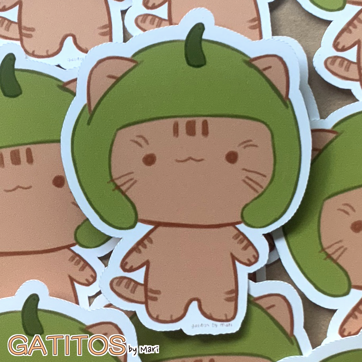 Stickers - Main Lineup - Glossy and Matte options - Gatitos by Mari