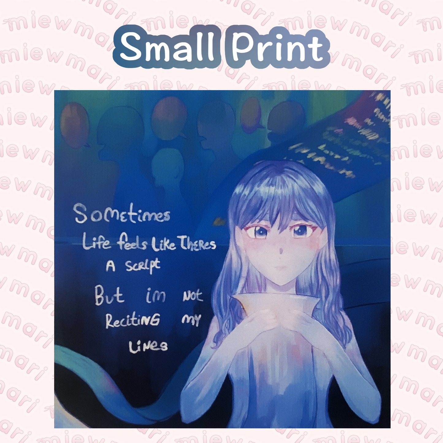 Random Blurb - Small Print