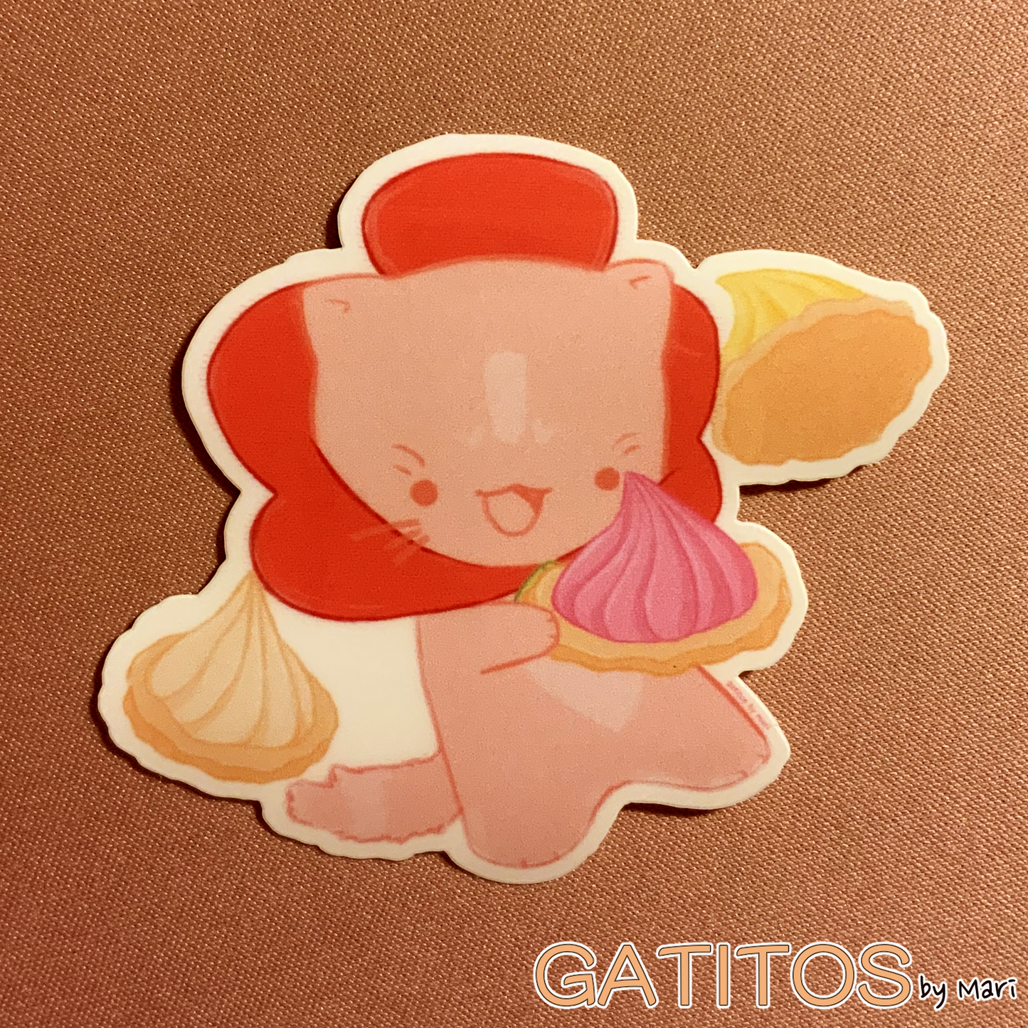 Sticker - Florecitas and Flor -  Gatitos by Mari