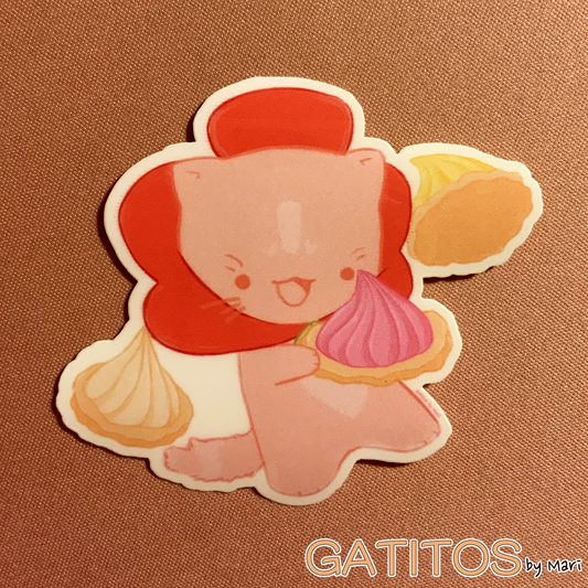 Sticker - Florecitas and Flor -  Gatitos by Mari