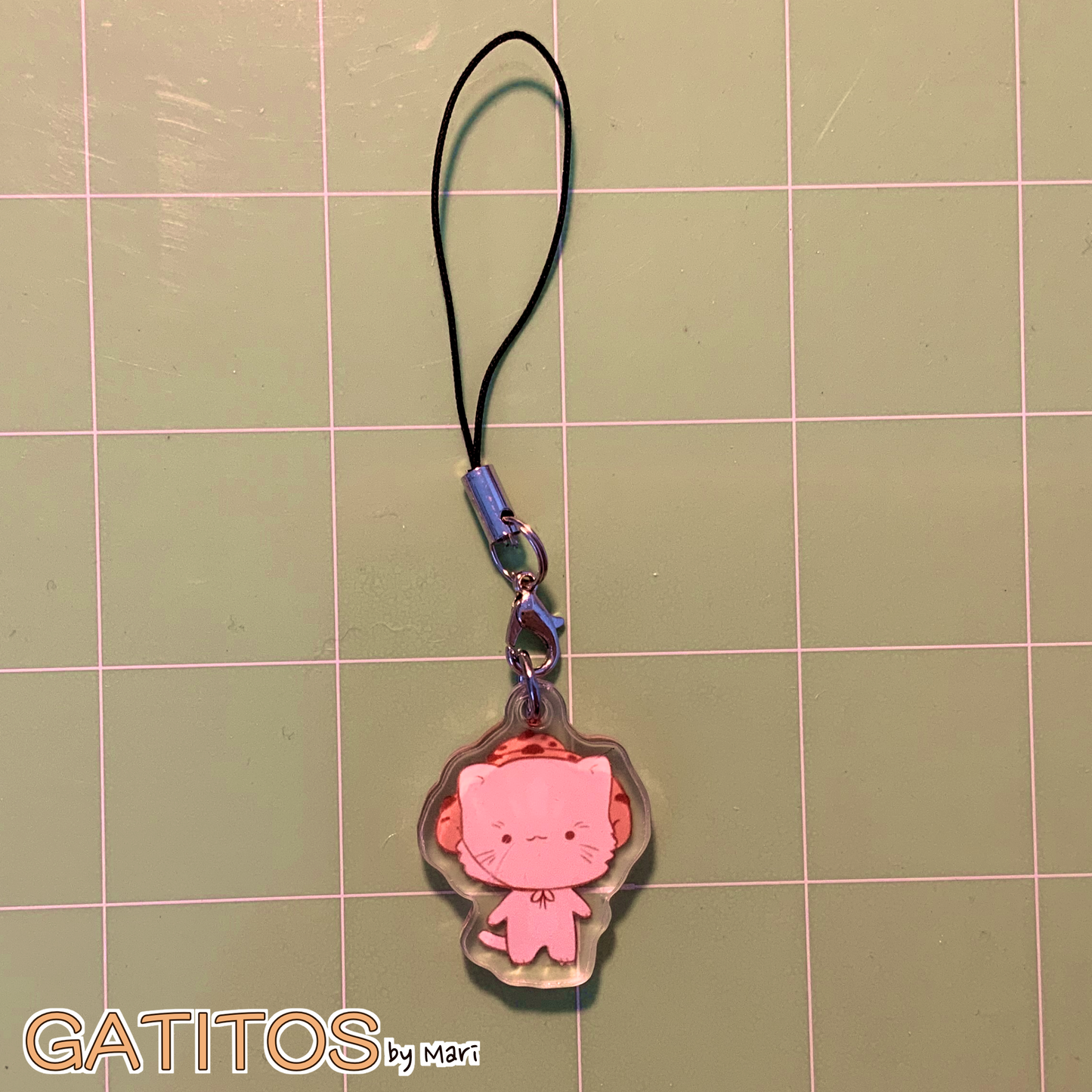 Main Crew Phone Charms - Clear Acrylic - Gatitos by Mari