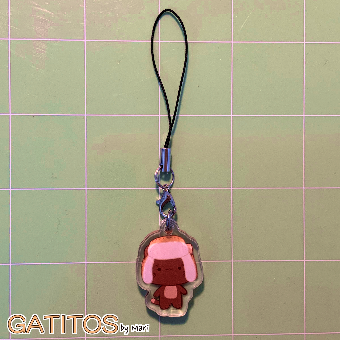 Main Crew Phone Charms - Clear Acrylic - Gatitos by Mari