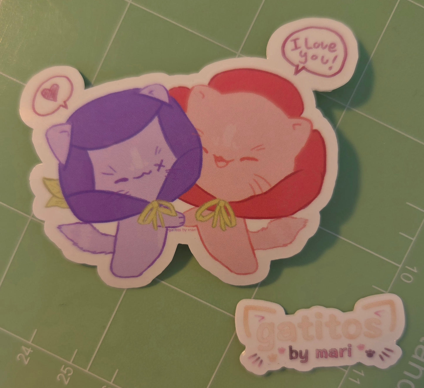 Sticker - Gatito Duos - Gatitos by Mari