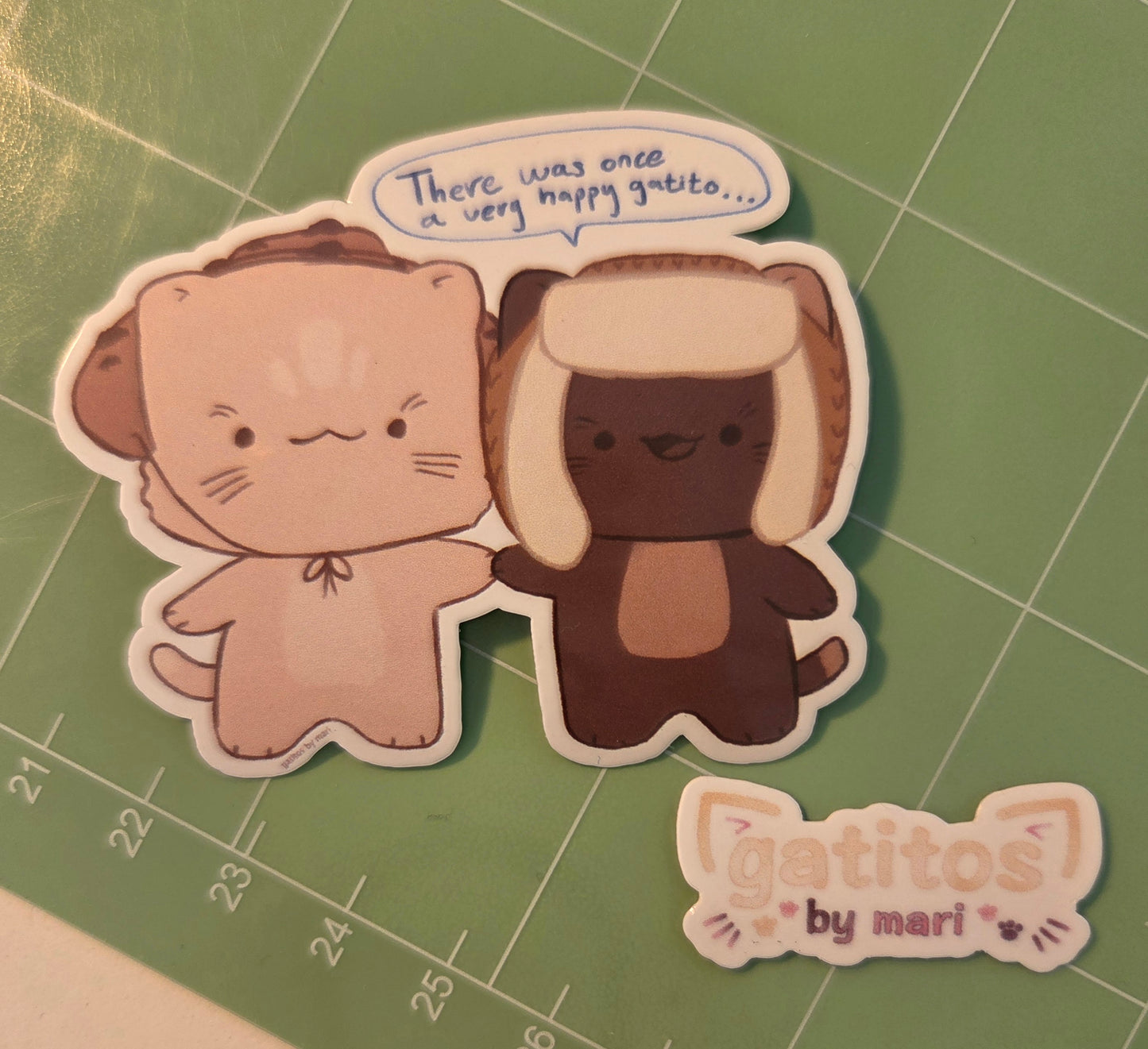 Sticker - Gatito Duos - Gatitos by Mari