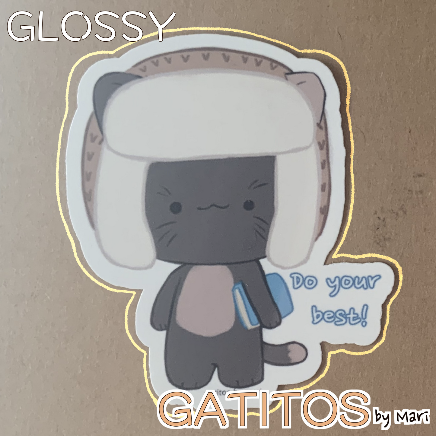 Sticker - S'more -  do your best! - Gatitos by Mari