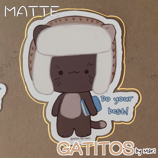 Sticker - S'more -  do your best! - Gatitos by Mari